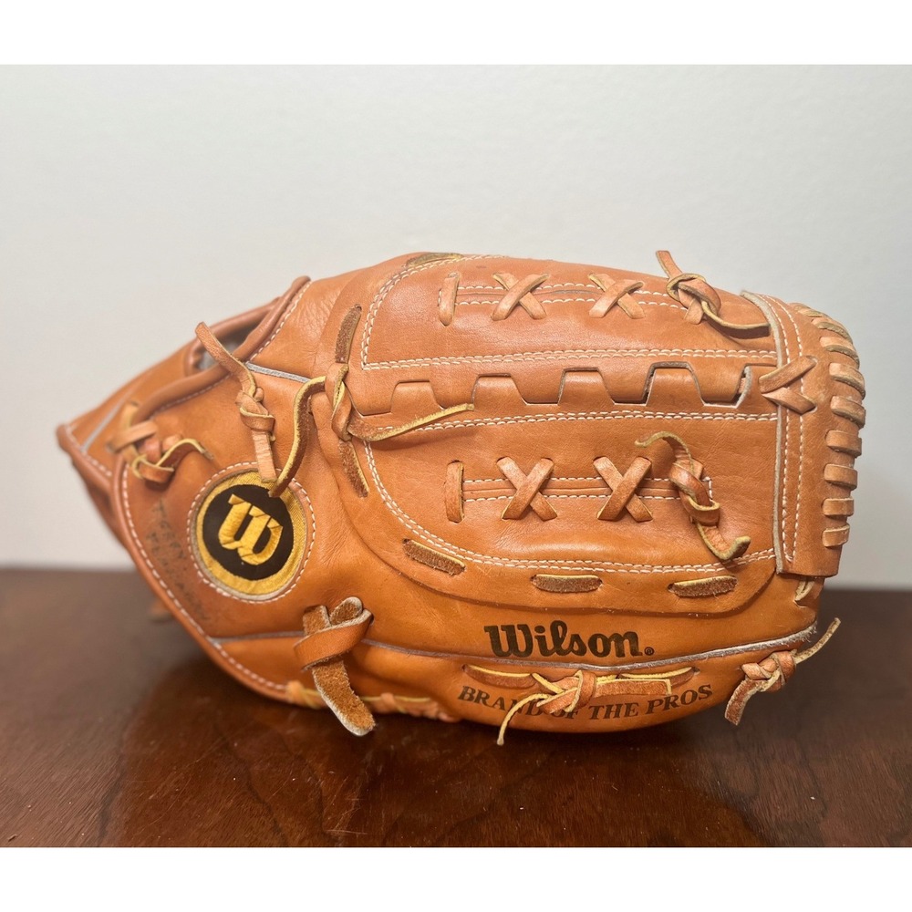 Wilson George Brett Pro-Style 9000 Baseball Glove Tan Vintage 1980s Left Hand